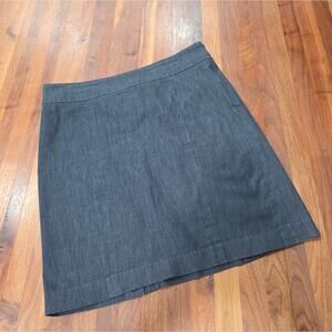Ann Taylor Loft Skirt A-line Corpcore Career Professional Charcoal Size 14